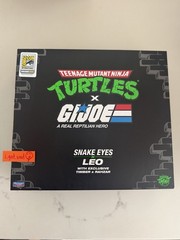 TMNT × G.I. Joe Snake Eyes × Leonardo Figure Set UCC SDCC 2026 IN Hand
