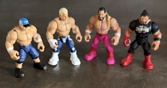 Mattel WWE Knuckle Crunchers Lot Of 4 Cody Roman Seth John Cena 2023 3″ Figures