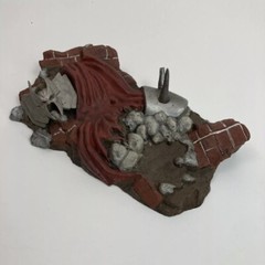 Marvel Legends Diamond Select Cable Battle w Stryfe Diorama Base/Stand Only