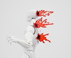 Modular Blood Effect Set for ~1/12 or six inch action figures – 14 piece set