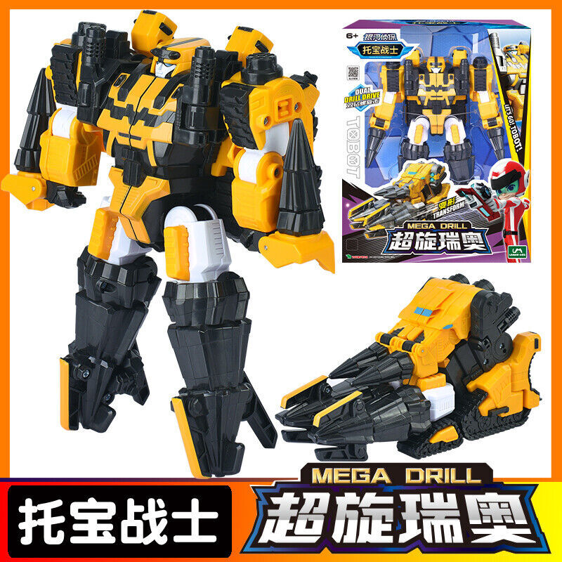 Tobot V Galaxy Detectives 8″ Figure Vehicle Transformer Robot Boy Toy Alpha Plus