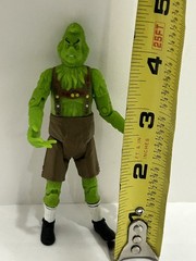 Playmates How The Grinch Stole Christmas Lederhosen Grinch Articulated 4” Figure