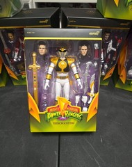 Super7 ULTIMATES! Mighty Morphin Power Rangers Set of 11 White, Green, Red, Bulk