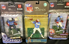 MCFARLANE NFL HOUSTON OILERS TENNESSEE TITANS CAMPBELL MOON MCNAIR JOHNSON YOUNG