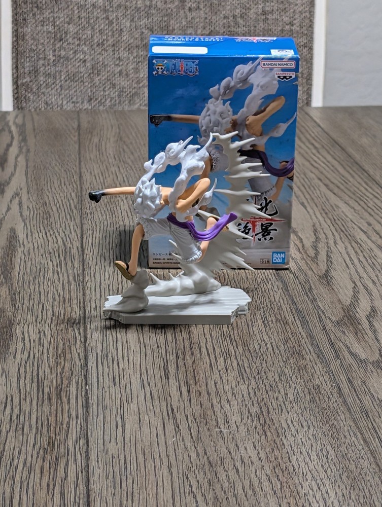 BANDAI Banpresto One Piece Senkozekkei The Monkey.D.Luffy Gear 5 Figure