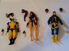 Marvel Legends Love Triangle 80th Anniv 3-Pack Wolverine Jean Grey Cyclops