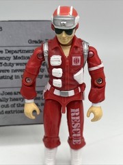 GI JOE LIFELINE MAIL AWAY KELLOGG 1988 HASBRO 3.75″ 100% COMPLETE W/FILE CARD