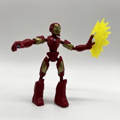 Marvel Avengers Bend and Flex Action 6” Flexible Iron Man Figure Toy W Accessory