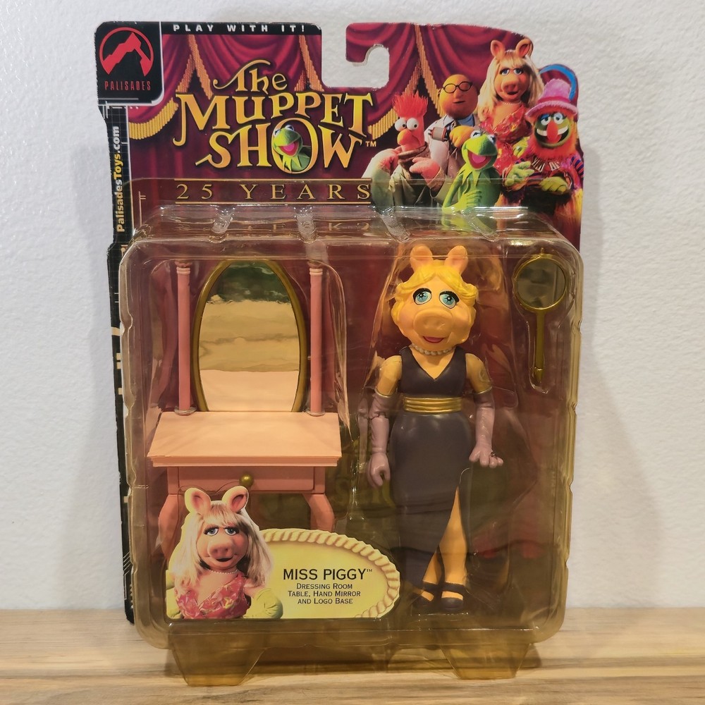 The Muppet Show 25 Years Miss Piggy Dressing Room Figure Palisades 2002