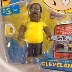 New/Sealed Cleveland Brown Family Guy 6″ 2011 Playmates Figure stewie peter quag