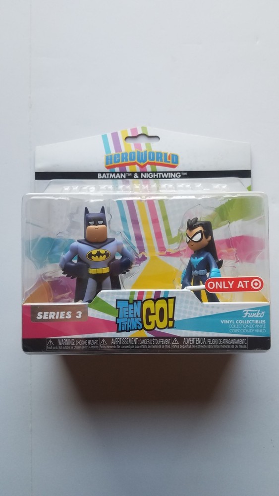 Hero World Teen Titans Go! Vinyl Collectibles-Series 3: BATMAN/NIGHTWING Figures
