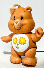 Friend Bear – Care Bears – Sunflower Belly – Poseable – Kenner – Vintage 1983