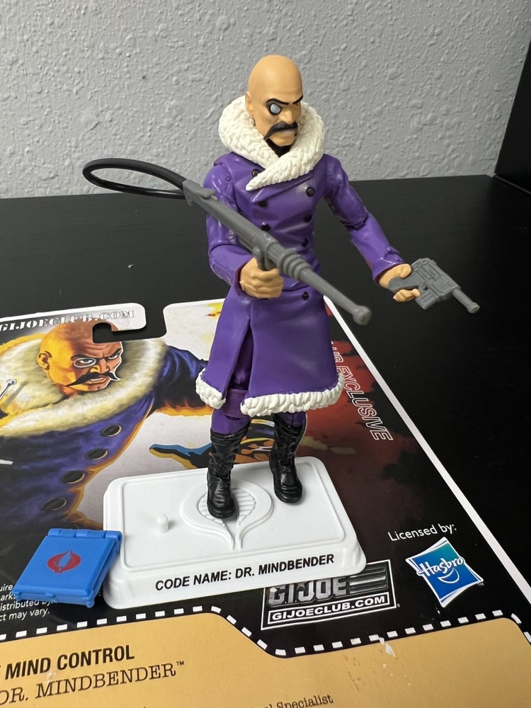 GI Joe Club Dr. Mindbender FSS 2014 Exclusive 3.75 Complete Loose Figure