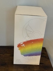 POP MART Mega Space Molly 400% Rainbow Open Box
