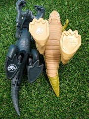 (4) Jurassic Park Dinosaurs Lot Of 4 (Used Working Toys)