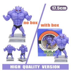 Cartoon Gym Fitness Action Figure Muscle Style Collectible Toy Set
