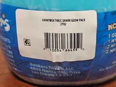 LankyBox Series 5 Mystery Thicc Shark Glow Egg Toy Figure Pack – NEW, SEALED