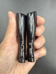 KUMIK 1/6 scale BLACK Boots HOLLOW for 12” Female Figure Doll Accessories