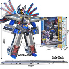 LDCX Super Train Robot China High Speed Railway 4 in 1 Trainsform Action Figure