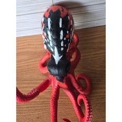 Chap Mei Red Octopus Toy Figure Sea Creature Tentacles Plastic M2