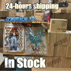 SSJ4 Gogeta Action Figure Demoniacal Fit Savage Duo Dragon Ball 1/12 Model Toy