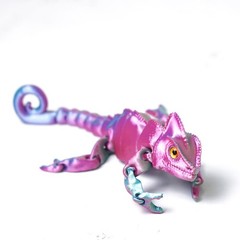 8.3inch 3D Printed Lizard Model,Articulated Animals Figure,Fidget Toy Home Decor