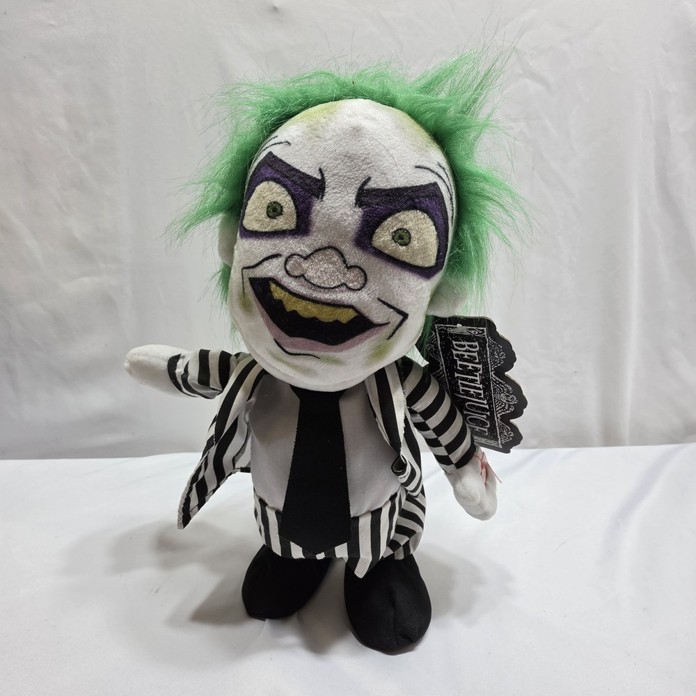 Beetlejuice Animated Walking Talking Plush 12″ Halloween Michael Keaton NWT Work