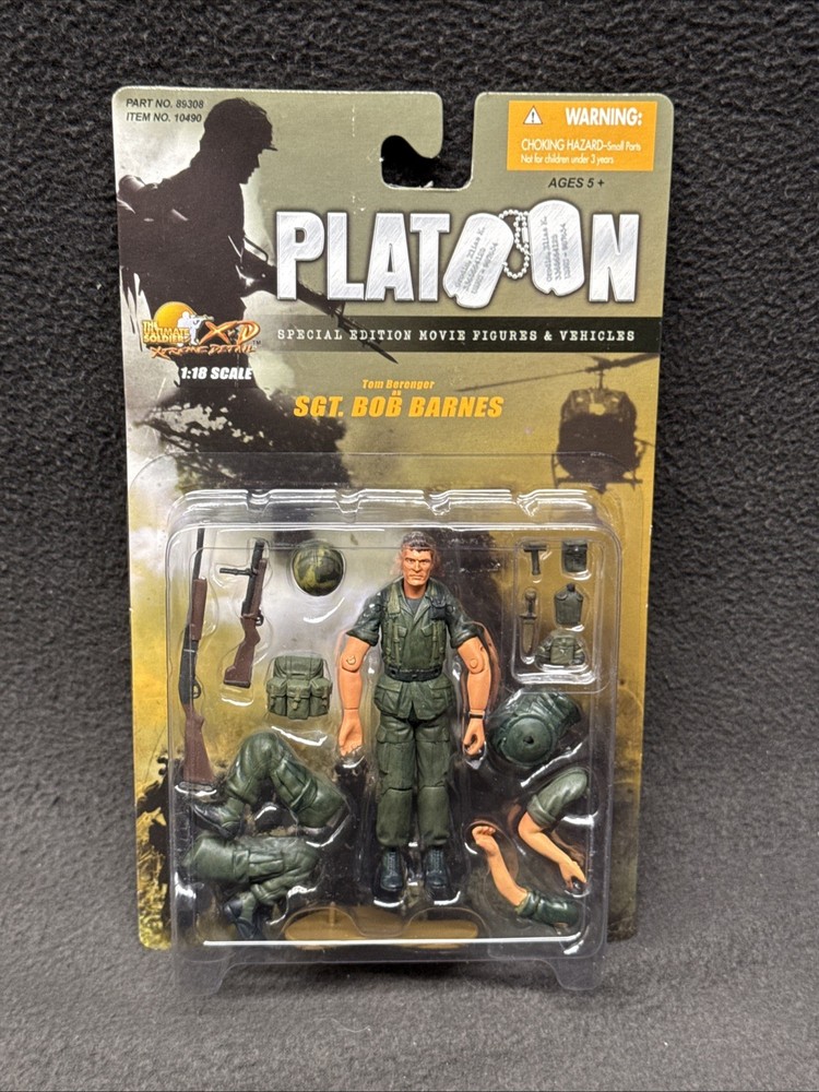 The Ultimate Soldier XD Platoon Movie SGT Bob Barnes Tom Berenger 1:18 Figure