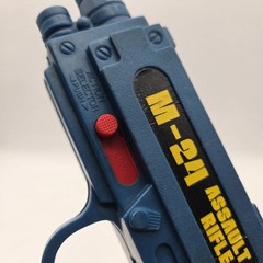 Vintage 1980s Arco The M-24 Assault Rifle Pistol Target Game Set Toy Gun