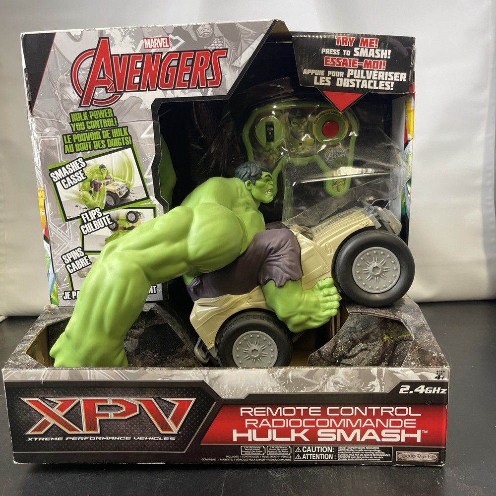 Marvel Avengers XPV Remote Control Hulk Smash RC Toy Truck (SEE LISTING!)