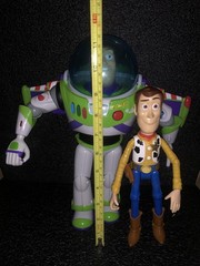 Buzz Light year And Wood Toys Lights And Sounds