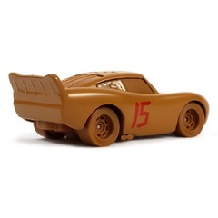 Disney Pixar Car NO.15 Muddy Lightning McQueen+Car Model Toy New Loose Diecast~