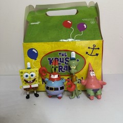 Krusty Krab Kiddie Meal Box Set with SpongeBob Figures Super7 Collectible