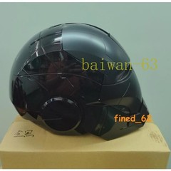 US STOCK Iron Man 1:1 Matte Black MK5 Helmet Deformable Voice Control Wearable