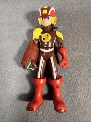 Megaman NT Warrior HeatGuts Action Figure 2004 5 1/2 Inches With Accessories