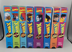 Marvel Legends X-Men VHS Figures Complete Set Of 8 All Sealed