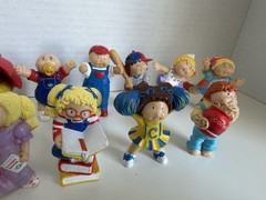 Cabbage Patch Kids PVC Vinyl Figures Lot 14 Vintage 80s 90s Poseable Dolls Toys
