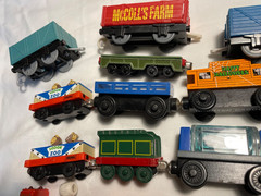 Various Lot of Thomas the Train Toys Magnetic Wood Die-cast Plastic Zoo Farm