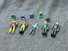 Kenner M.A.S.K. Figure Lot Miles Mayhem Hondo MacLean Scott Trakker