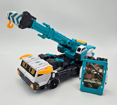[MUSCLE HYDE] Metal Cardbot S Transformation Cargo Crane Action Figure Toy 2024