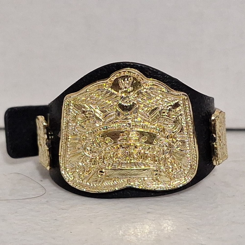WWE WWF World Heavyweight Tag Team Championship Title Belt Figures 1985-2002