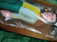 1960s Bootleg Herman Munster Replacement Squeaky Toy Sealed in Original Package.