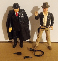 Vintage Indiana Jones And Toth From Raiders Of The Lost Ark Made By Kenner In 82