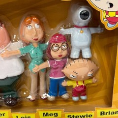 Family Guy Freakin’ Sweet Bendables! 6 Figures New In Box