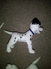Vintage Justoys Bend-Ems 101 Dalmatians 6-Piece Gift Set: Bendable Figures