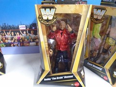 WWE Complete Set of 4 Bulldog RVD Bobby Heenan Hennig Elite legends 29 figures