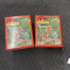 Robin Hood Prince of Thieves Net Launcher Crossbow Kenner 1991 New In Worn Box