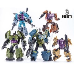 Pockets PT05 Bruticus 9in 5in1 Combination Action Figure Robot Toy Gift Collect