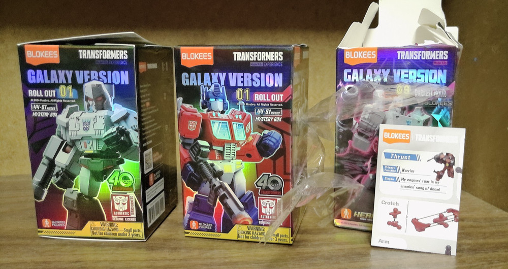 Blokees Transformers G1 Galaxy Version Vol.1 & 9