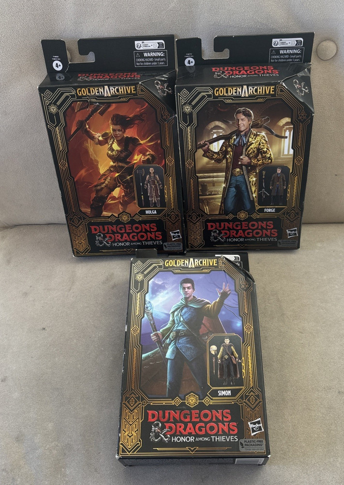 Dungeons and Dragons Golden Archive lot of 3 Simon Forge Holga